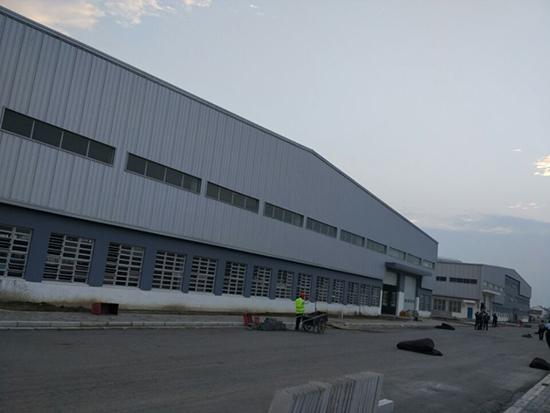 建設(shè)中的如皋工廠